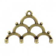 Cymbal ™ Terminal metálicos DQ Lakos IV para rocallas 8/0 - Bronce viejo